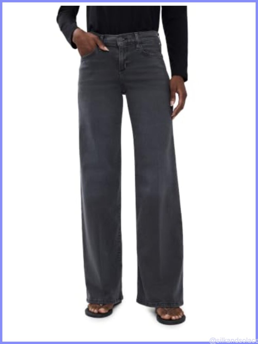 The Lou Lou Low Rise Wide Leg Jeans